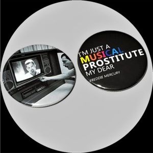 Freddie Mercury Magnet Set LGBTQ Musicans